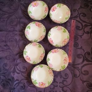 7 Desert Rose by Franciscan 1995 bowls
